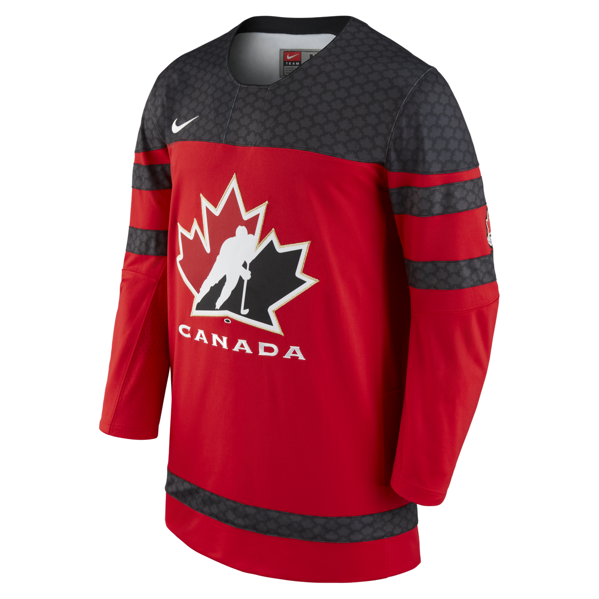 NWT-LG SIDNEY CROSBY RED TEAM CANADA LICENSED IIHF NIKE HOCKEY JERSEY