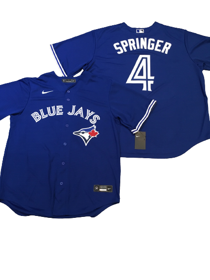 Men's Nike George Springer Royal Toronto Blue Jays Alternate Replica Player Jersey