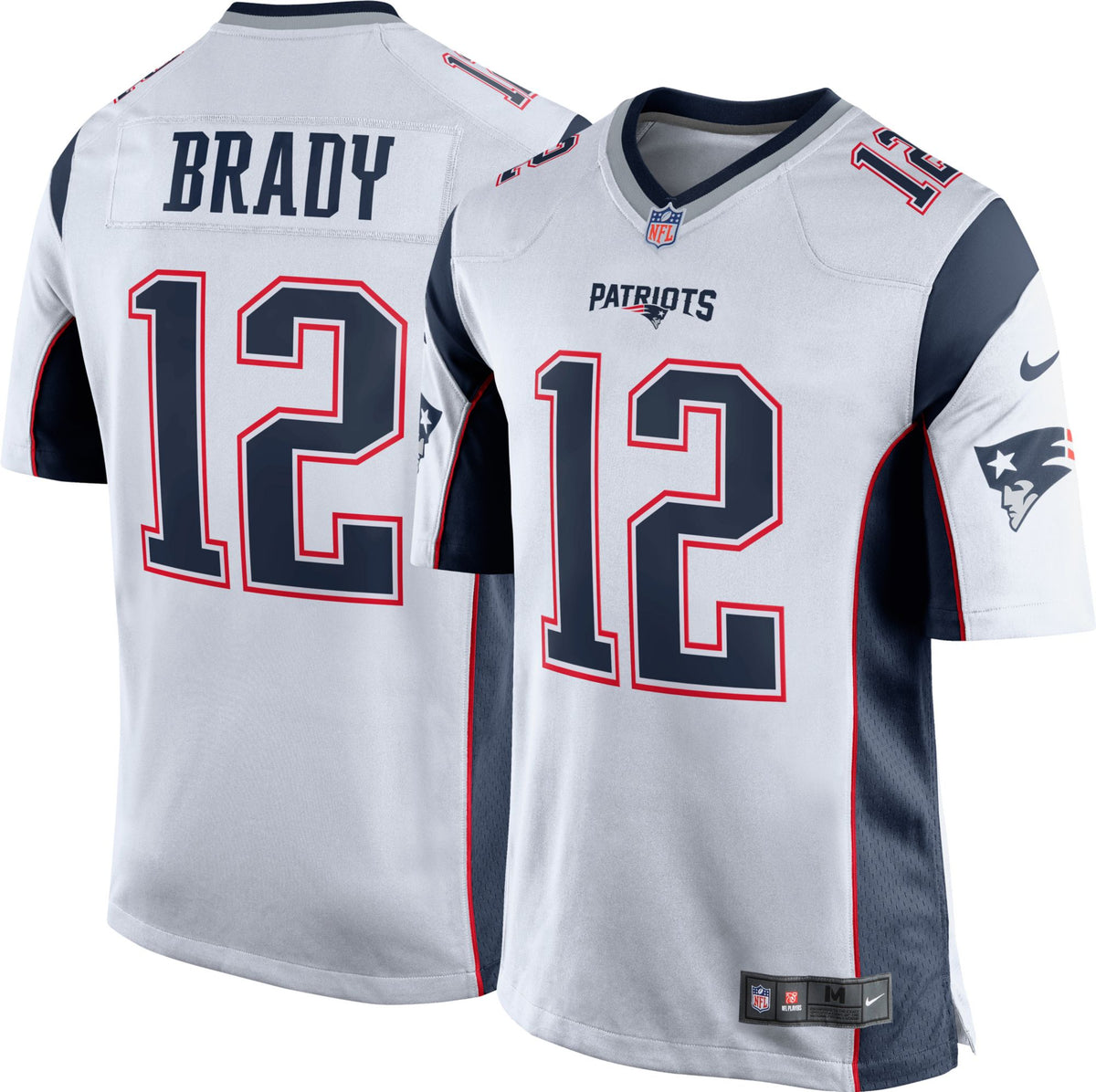 Men's New England Patriots Tom Brady Nike White Super Bowl LIII Bound Game  Jersey