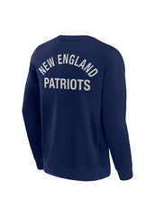 Load image into Gallery viewer, New England Patriots Fanatics Unisex Super Soft Pullover Crew Sweatshirt - College Navy
