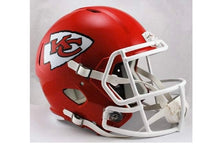 Load image into Gallery viewer, Kansas City Cheifs Replica Full Size Red NFL Riddell Helmet
