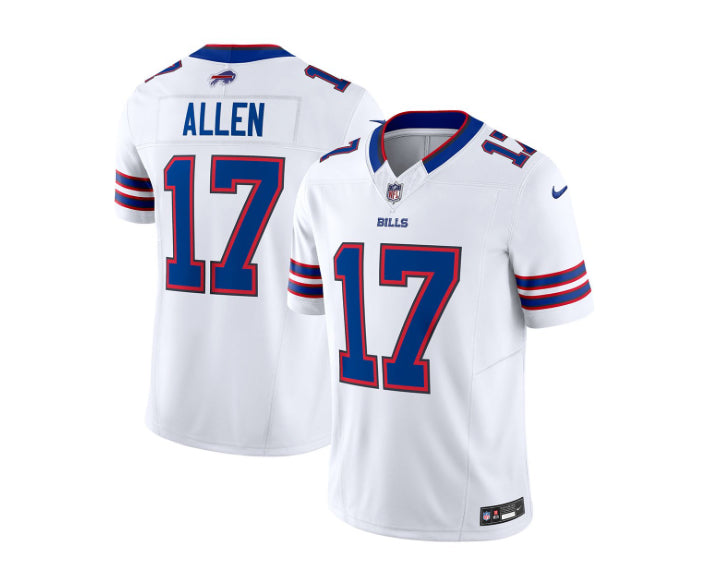 Men's Nike Josh Allen White Buffalo Bills Vapor Limited Jerseys