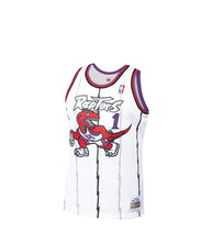 Load image into Gallery viewer, Men&#39;s Mitchell &amp; Ness Tracy McGrady Toronto Raptors White NBA Hardwood Classics Swingman Jersey
