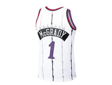 Load image into Gallery viewer, Men&#39;s Mitchell &amp; Ness Tracy McGrady Toronto Raptors White NBA Hardwood Classics Swingman Jersey
