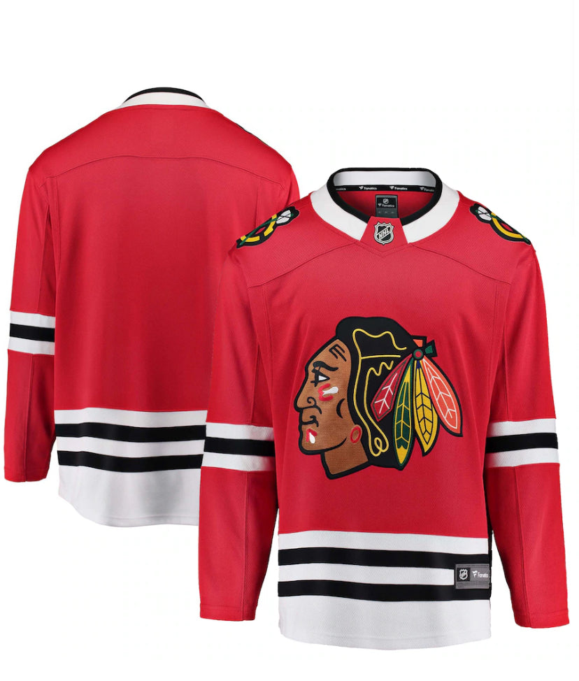 Men's Fanatics Chicago Blackhawks Red Breakaway NHL Jersey