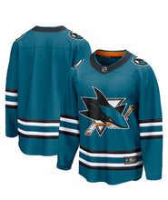 Load image into Gallery viewer, Men&#39;s Fanatics San Jose Sharks Teal Breakaway NHL Jersey
