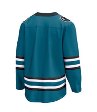 Load image into Gallery viewer, Men&#39;s Fanatics San Jose Sharks Teal Breakaway NHL Jersey
