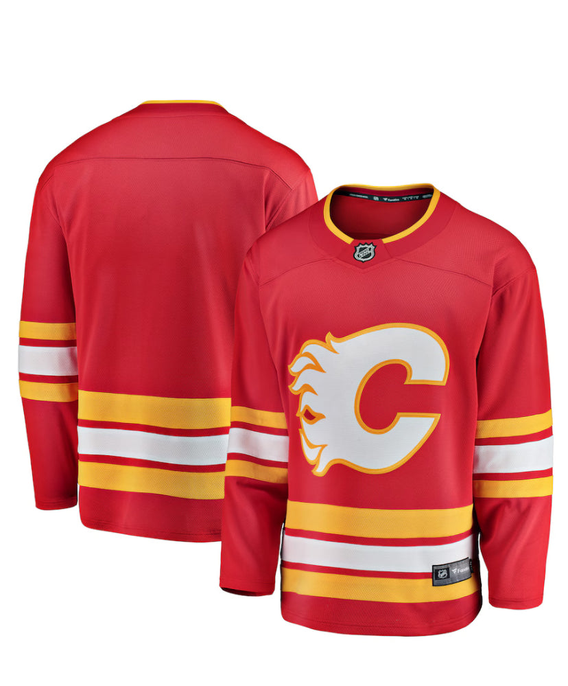 Men's Fanatics Calgary Flames Red Breakaway NHL Jersey