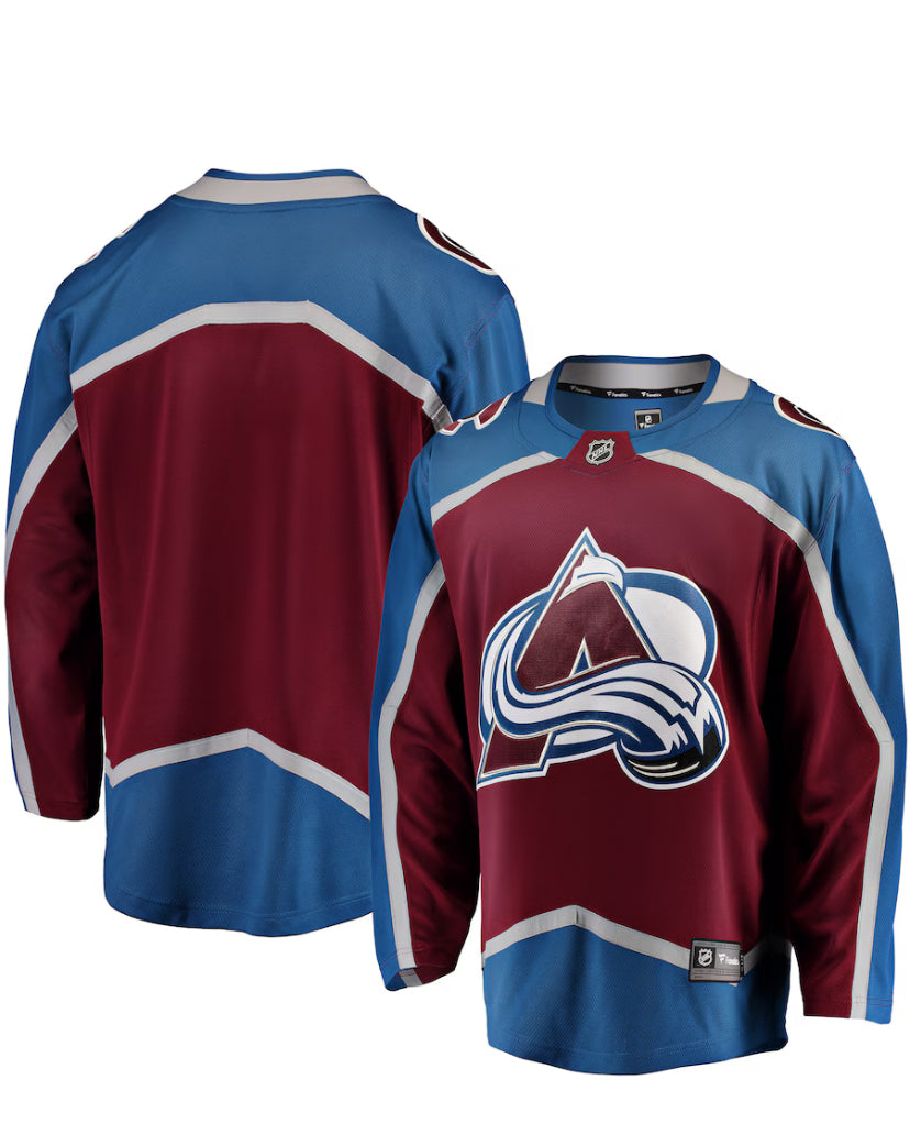 Men's Fanatics Colorado Avalanche Maroon Breakaway NHL Jersey