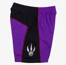 Load image into Gallery viewer, Men&#39;s Toronto Raptors Mitchell &amp; Ness Hardwood Classics Swingman Purple Basketball Shorts
