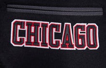 Load image into Gallery viewer, Men&#39;s Chicago Bulls Retro Classic Black &amp; Red Varsity NBA Jacket
