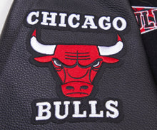 Load image into Gallery viewer, Men&#39;s Chicago Bulls Retro Classic Black &amp; Red Varsity NBA Jacket
