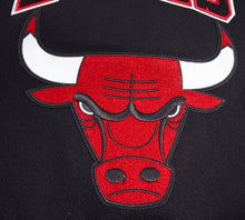 Load image into Gallery viewer, Men&#39;s Chicago Bulls Retro Classic Black &amp; Red Varsity NBA Jacket
