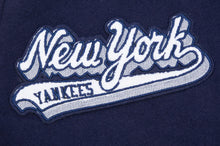 Load image into Gallery viewer, Men&#39;s New York Yankees Script Tail Navy &amp; White Varsity MLB Jacket
