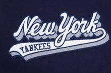 Load image into Gallery viewer, Men&#39;s New York Yankees Script Tail Navy &amp; White Varsity MLB Jacket
