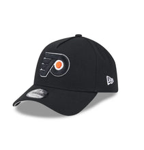 Load image into Gallery viewer, Philadelphia Flyers New Era 9FORTY A-Frame Black Snapback NHL Adustable Hat
