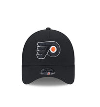 Load image into Gallery viewer, Philadelphia Flyers New Era 9FORTY A-Frame Black Snapback NHL Adustable Hat
