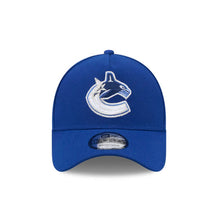 Load image into Gallery viewer, Vancouver Canucks New Era 9FORTY A-Frame Blue Snapback NHL Adustable Hat
