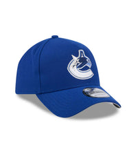 Load image into Gallery viewer, Vancouver Canucks New Era 9FORTY A-Frame Blue Snapback NHL Adustable Hat
