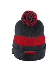 Load image into Gallery viewer, Team Canada Knitted Football/Soccer Black &amp; Red Winter Hat/Toque/Beanie
