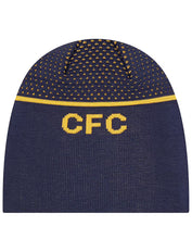 Load image into Gallery viewer, Chelsea FC New Era Knitted Football/Soccer Navy Blue &amp; Yellow Winter Hat/Toque/Beanie
