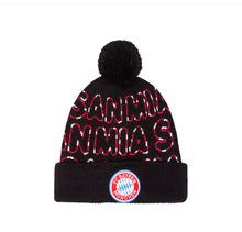 Load image into Gallery viewer, Bayern Munich Knitted Football/Soccer Black &amp; Red Winter Hat/Toque/Beanie
