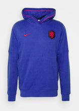 Load image into Gallery viewer, Men&#39;s Nike Netherlands National Team Blue &amp; Red Pullover Soccer Hoodie
