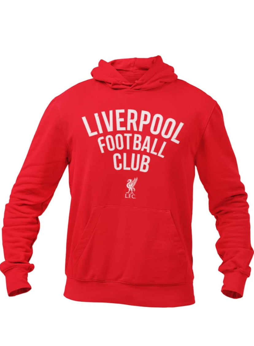 Men's Liverpool Red Pullover Soccer Hoodie