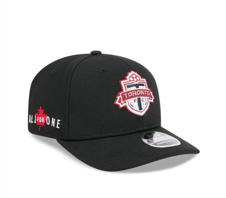 Toronto FC New Era 2025 9Seventy Stretch Snapback Black Soccer Hat