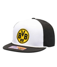 Load image into Gallery viewer, Borussia Dortmund Fan Ink SK-93 Pro Snapback Black &amp; White Soccer Hat
