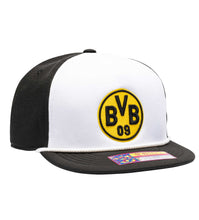 Load image into Gallery viewer, Borussia Dortmund Fan Ink SK-93 Pro Snapback Black &amp; White Soccer Hat
