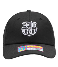 Load image into Gallery viewer, Barcelona Fan Ink CL-51 Pro Adjustable Black Soccer Hat
