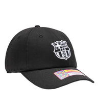 Load image into Gallery viewer, Barcelona Fan Ink CL-51 Pro Adjustable Black Soccer Hat
