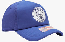 Load image into Gallery viewer, Paris Saint - Germain Fan Ink TR-28 Pro Trucker Snapback Blue Soccer Hat
