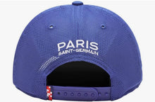 Load image into Gallery viewer, Paris Saint - Germain Fan Ink TR-28 Pro Trucker Snapback Blue Soccer Hat
