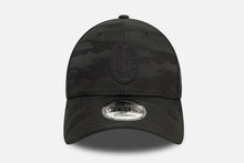 Load image into Gallery viewer, AC Milan New Era 9Forty Adustable Black Camo Soccer Hat
