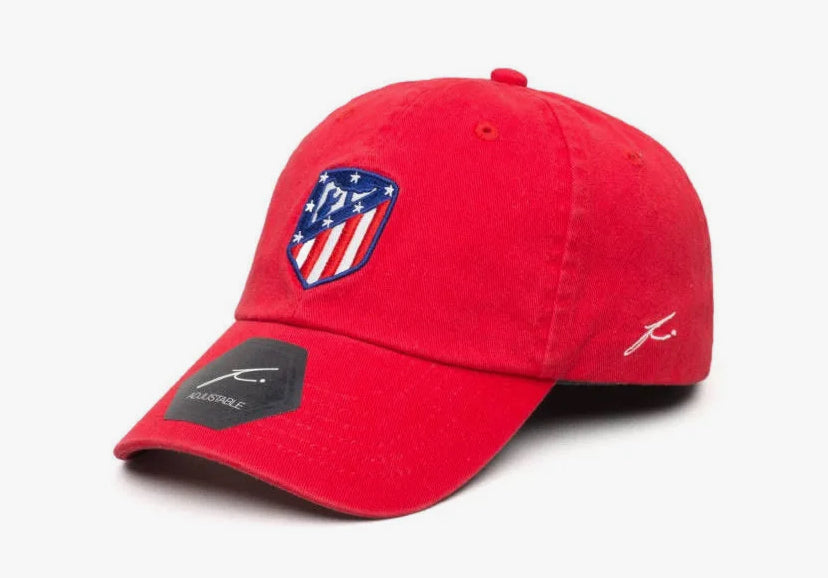 Atletico Madrid Adjustable Navy Red Soccer Hat