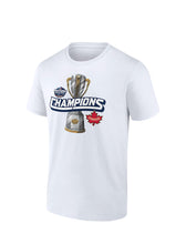 Load image into Gallery viewer, Men&#39;s Fanatics Team Canada Hockey 4 Nations Face-Off 2025 Champions White Tee / T-Shirt
