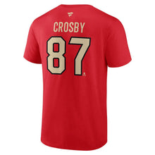 Load image into Gallery viewer, Men&#39;s Fanatics Sydney Crosby Team Canada Hockey 4 Nations Face-Off 2025 Red Tee / T-Shirt
