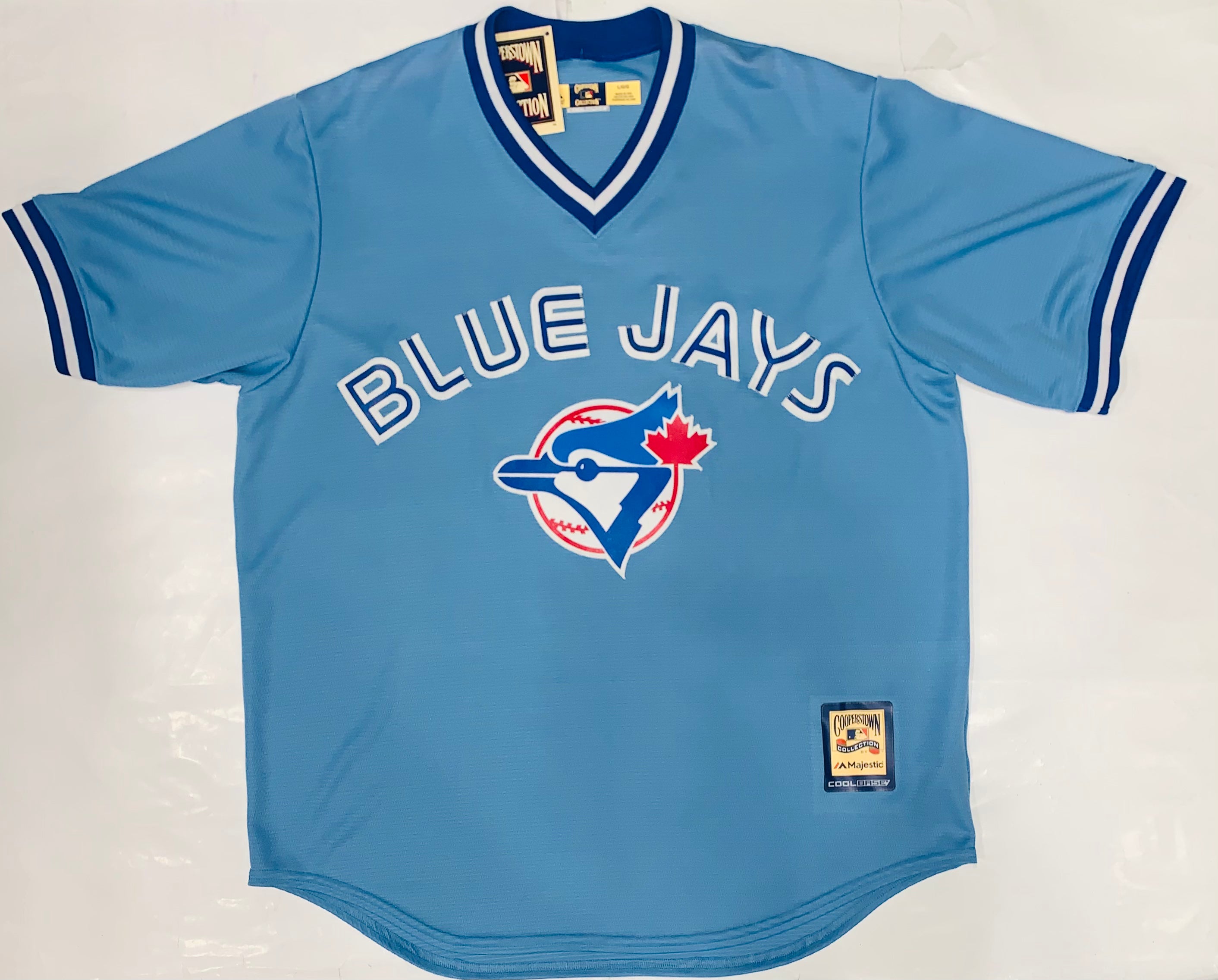 MLB Toronto Blue Jays jersey, vintage baseball shirt Majestic 90s hip-hop  size L