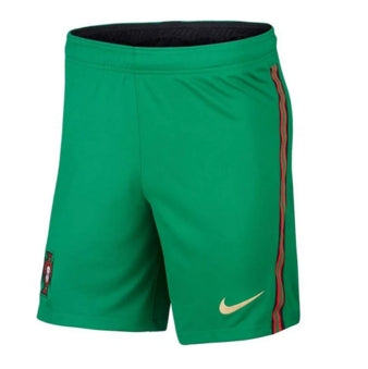 2020 2021 Portugal Nike Home Shorts Green Kids