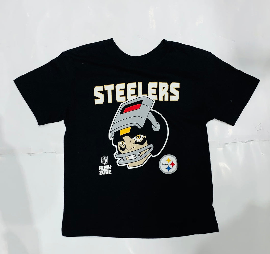Pittsburgh Steelers Youth Black Graphic Tee