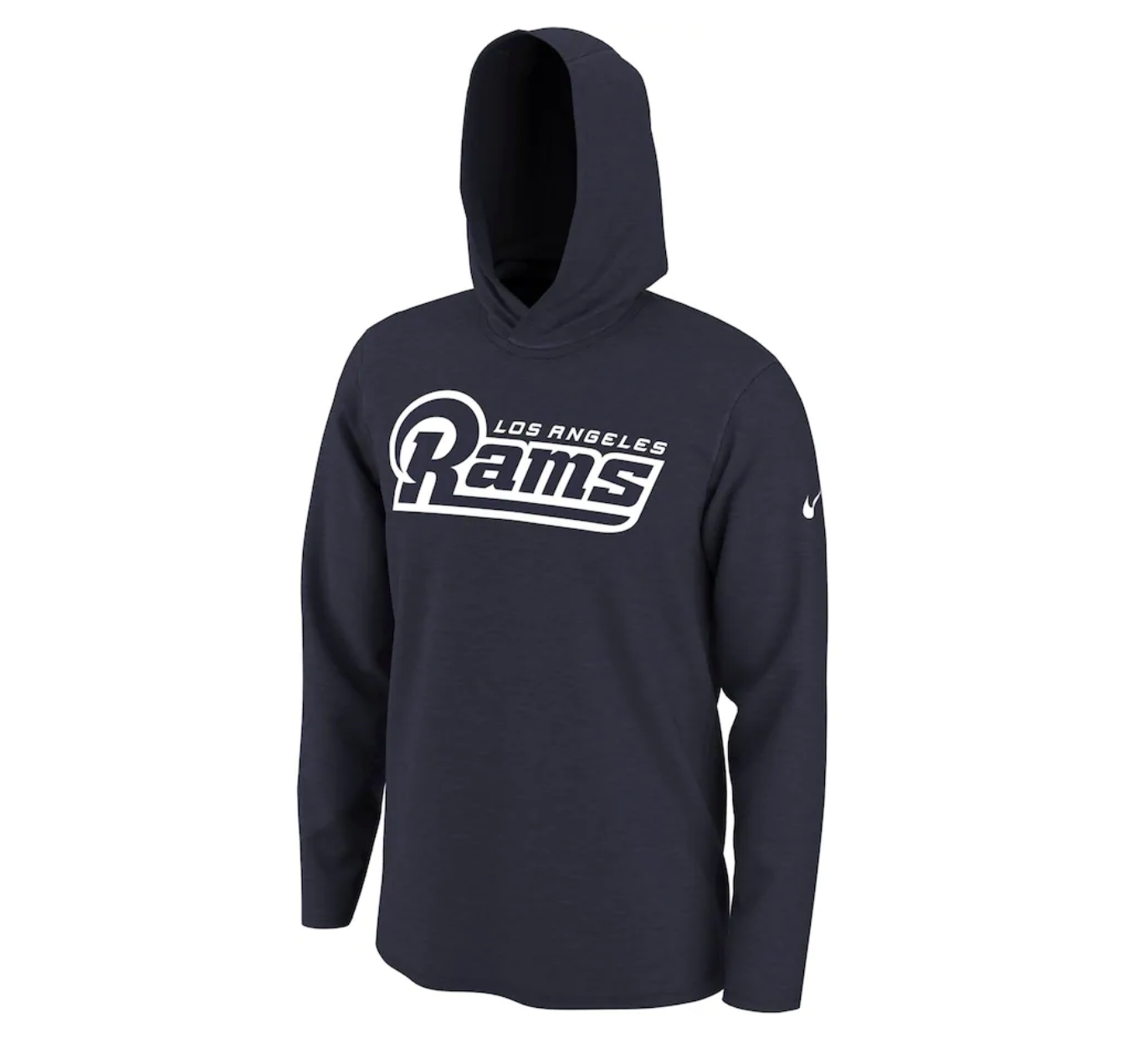 Nike Men's Los Angeles Rams Alternate Royal Hooded Long Sleeve T-Shirt