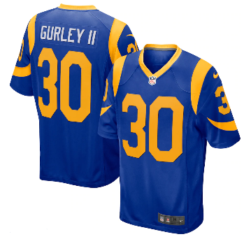 Men's Los Angeles Rams Todd Gurley II - White Game Jersey