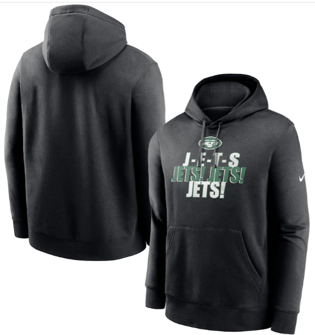 Nike Sideline Club (NFL New York Jets) Women's Pullover Hoodie.