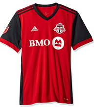 Load image into Gallery viewer, Men&#39;s Adidas Toronto FC Red &amp; Black Soccer Jersey
