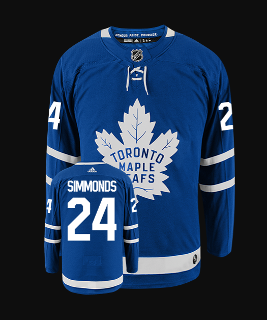 Toronto Maple Leafs Wayne Simmonds Home Authentic Jersey - Pro
