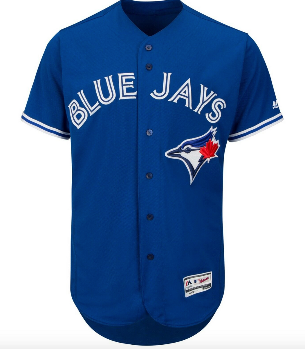 Toronto Blue Jays Majestic Alt Blue Flex Base Authentic Collection Jer ...