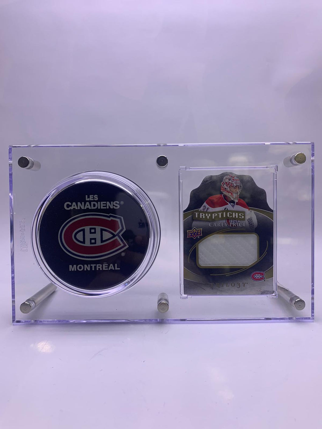 Montreal Canadiens Carey Price Game-Used Stick and Collectible Card