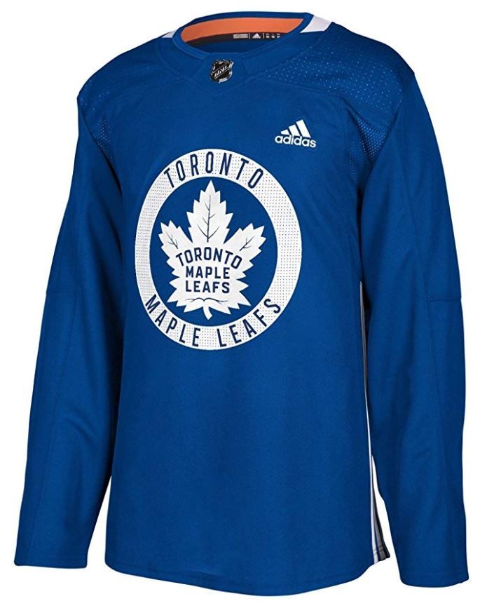 Toronto Maple Leafs Authentic NHL Practice Adidas Jersey Pro Image Sports Square One